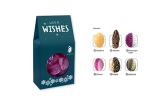 Beutelschachtel mit Bonbons, Inhalt: Bonbons Deutschland Brause ca. 60 g