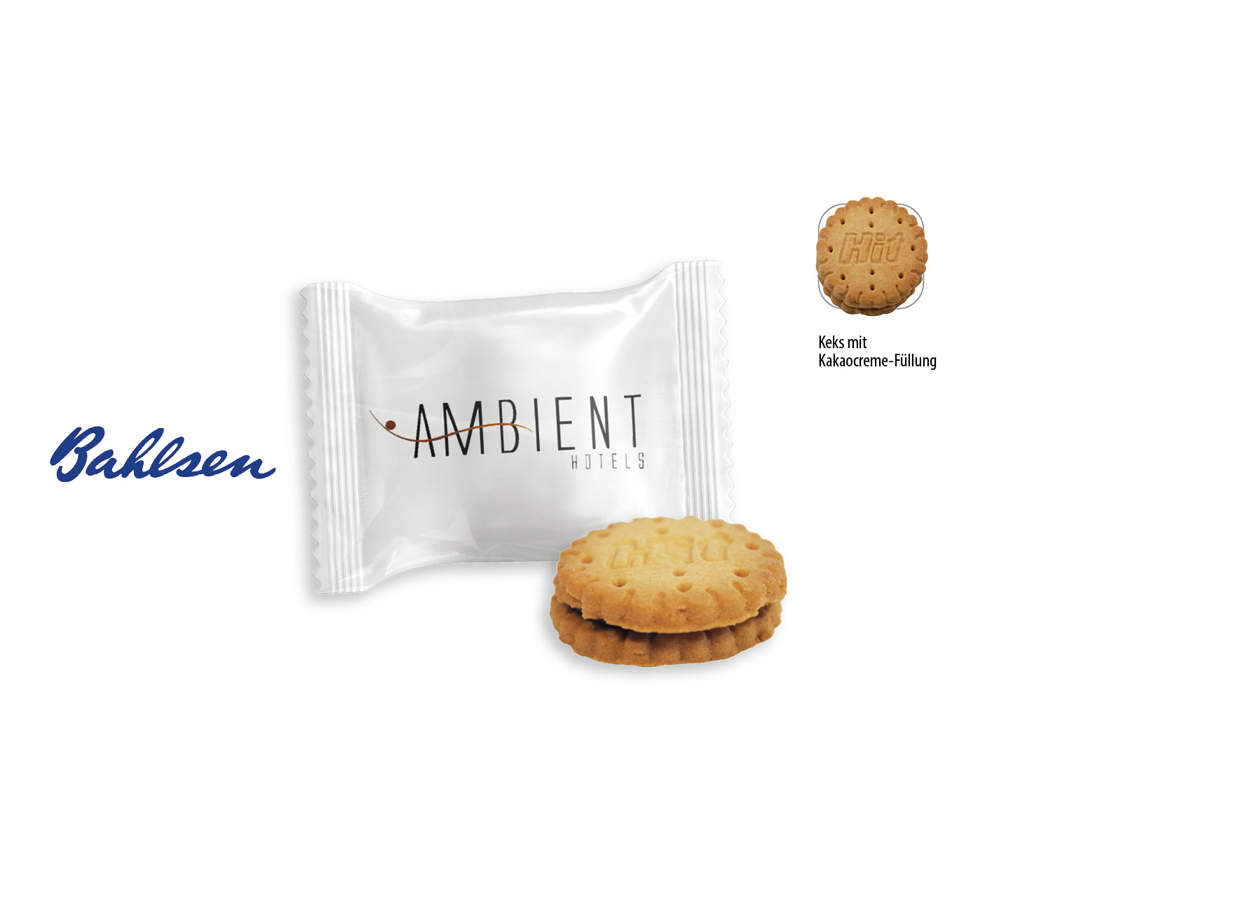 Bahlsen Hit Doppelkeks Werbetüte, Inhalt: Bahlsen "Hit" Doppelkeks ca. 7 g