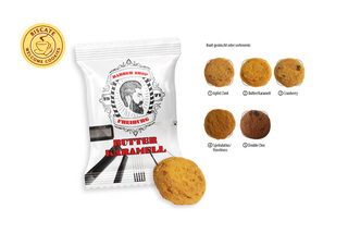 Coffee Cookies Flowpack, Inhalt: Coffee Cookies Cranberry ca. 9 g