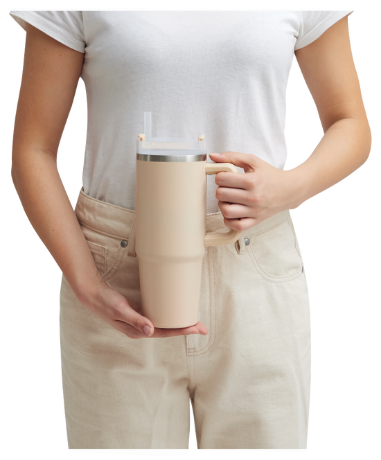 DRINK DELUXE Vakuum-Trinkbecher, 900 ml