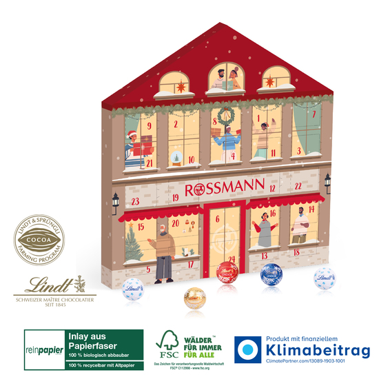 Adventskalender Lindt „Weihnachtshaus“ Organic