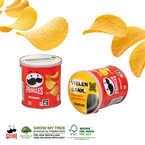 PRINGLES MINI ORIGINAL MIT WERBEEINLEGER