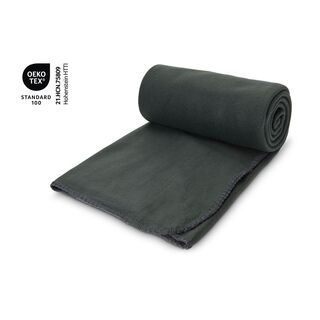 Fleecedecke Basic anthrazit - 120 x 150 cm, 180 g/m²