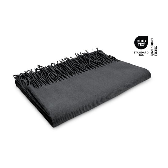 Schal Modena anthrazit - 60 x 180 cm, 230 g/m²