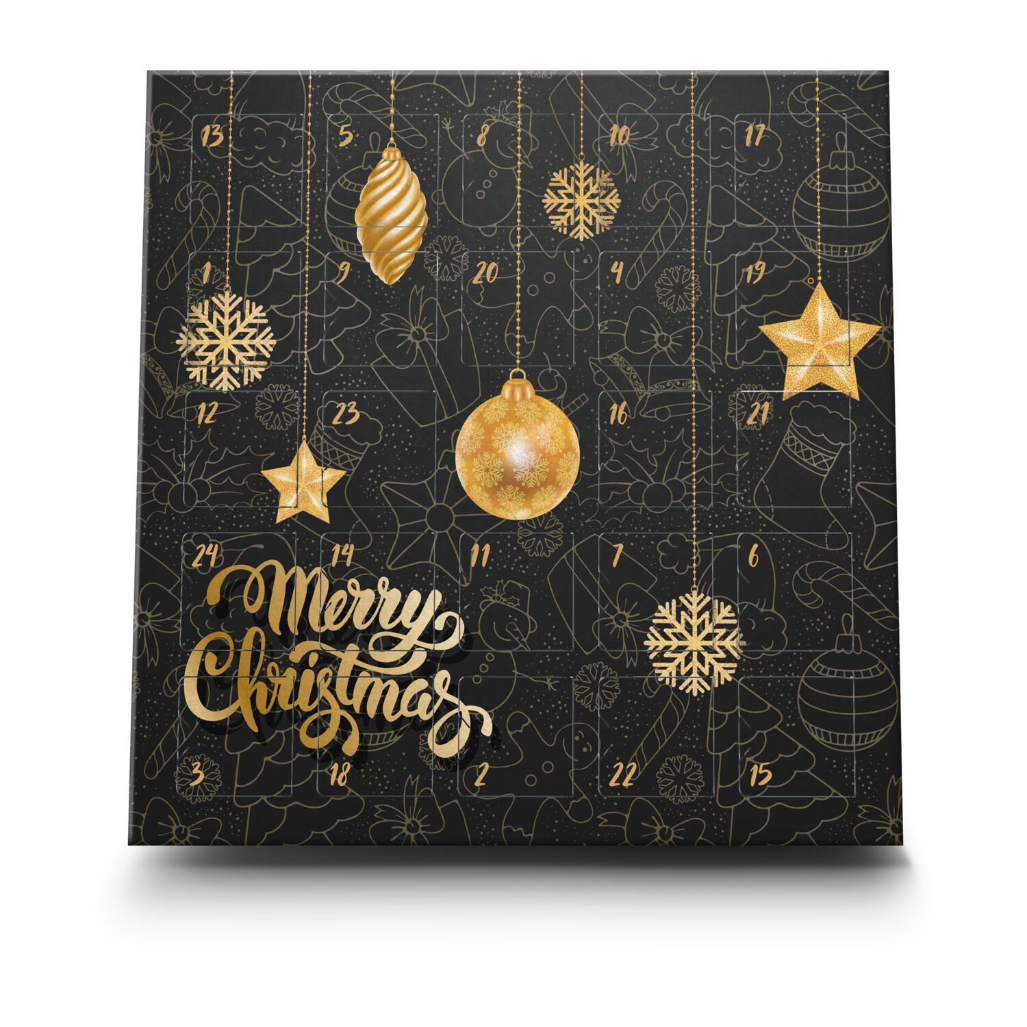 Duftkerzen Adventskalender Merry Christmas