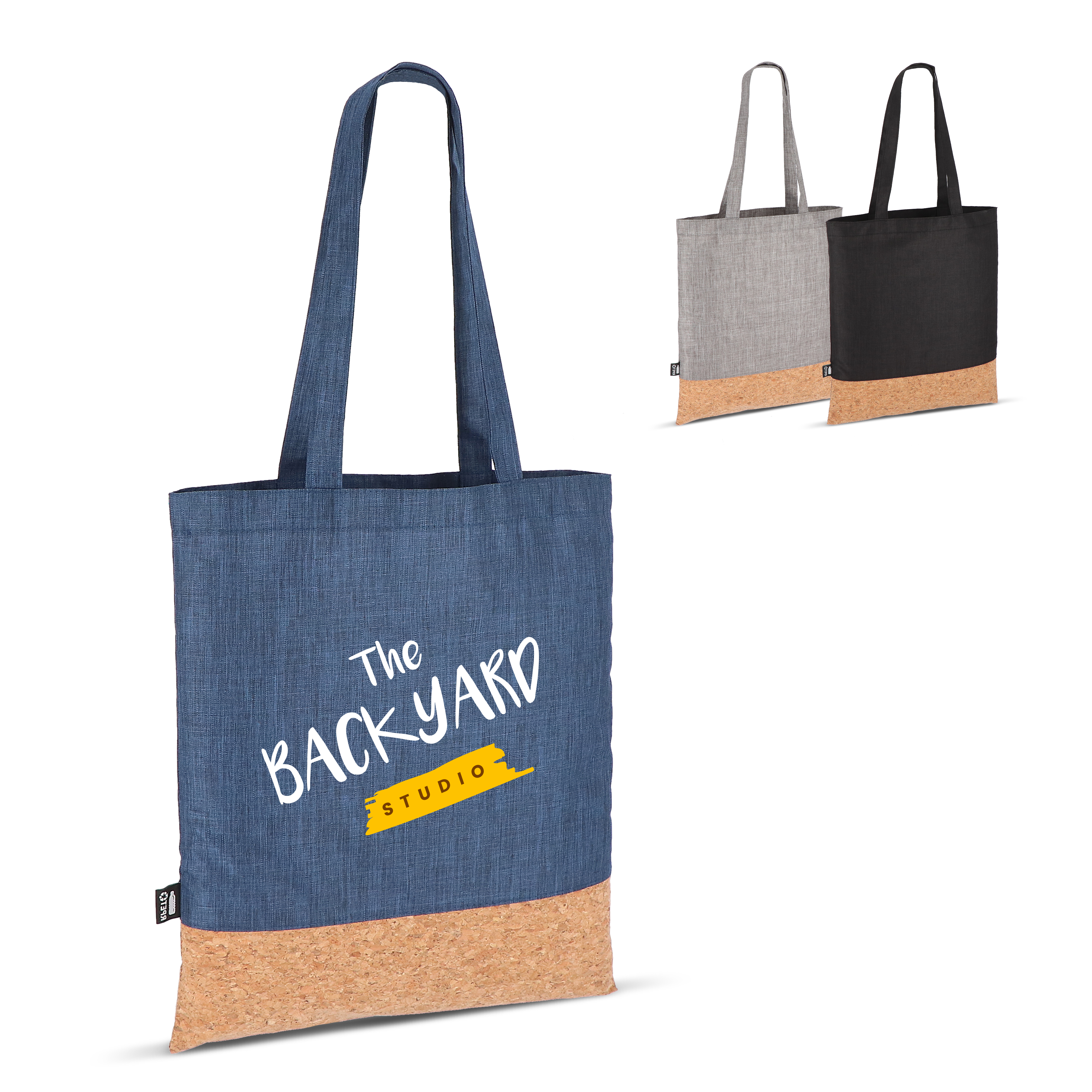 Tragetasche R-PET & Kork 35 x 40cm