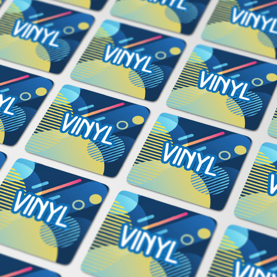 Vinyl Sticker Quadrat 30x30mm