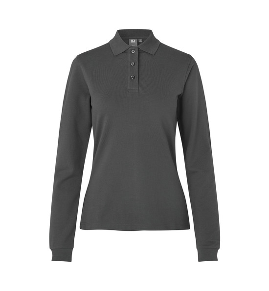 Langarm Poloshirt | Stretch | Damen