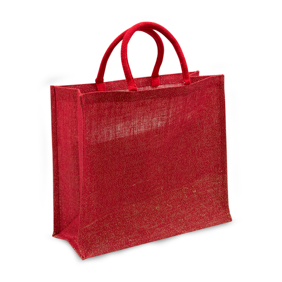 Jute Taschen  DJK011 45 x 17 x 40 cm rot-gold