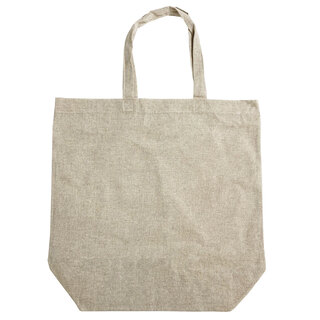 Baumwolltaschen  DKE042 42 x 44+2 x 7 cm hellgrau