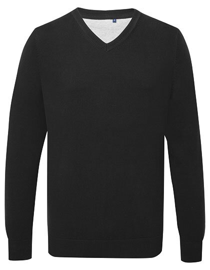 AQ042 Asquith & Fox Men´s Cotton Blend V Neck Sweater