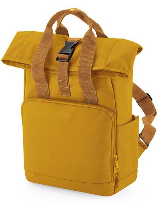 BG118S Recycled Mini Twin Handle Roll-Top Backpack