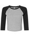 BL1200 Bella Women´s Micro Rib 3/4 Raglan Baby Tee