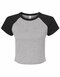 BL1201 Bella Women´s Micro Rib Raglan Baby Tee