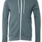 Unisex Zip-Up Poly-Cotton Fleece Hoodie