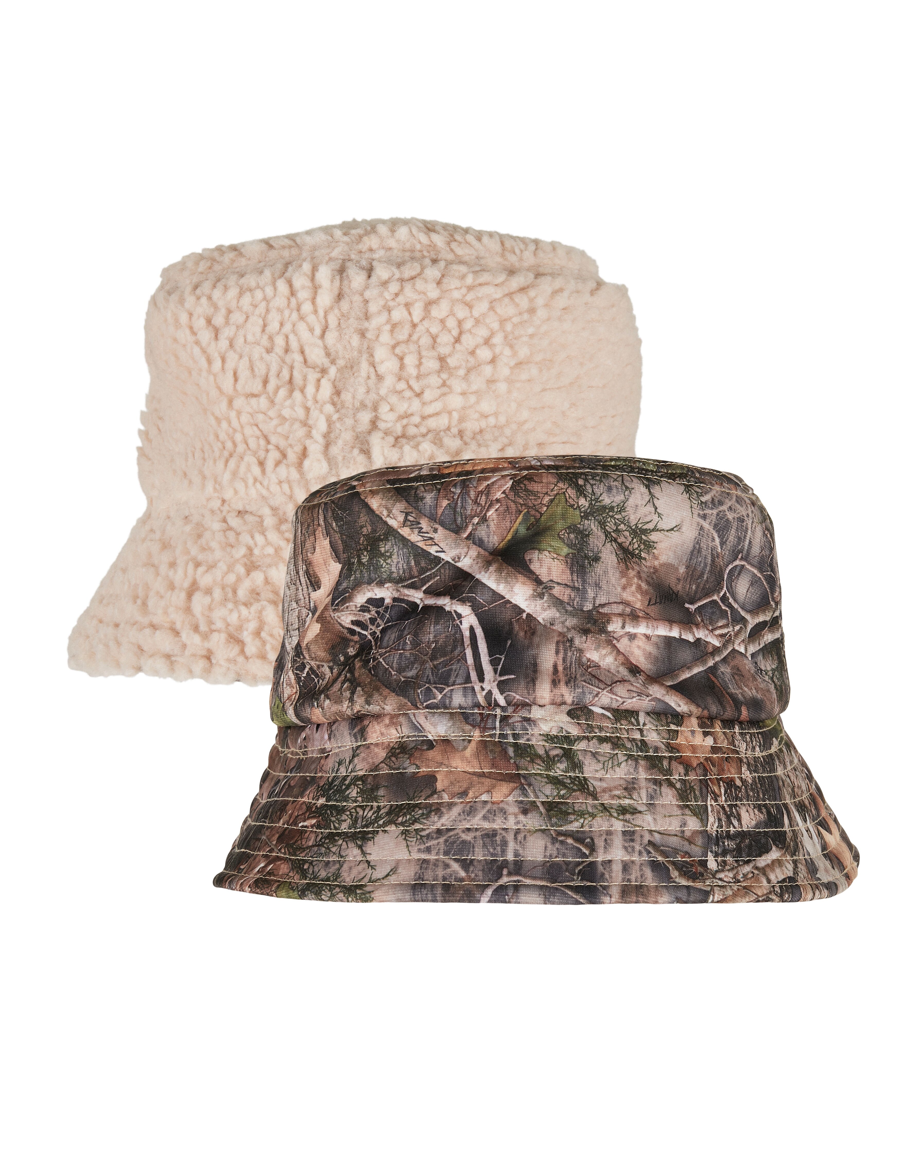 FX5003RS FLEXFIT Sherpa Real Tree Camo Reversible Bucket Hat