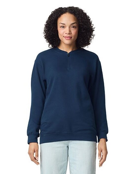 Softstyle® Midweight Adult Fleece 1/4 Zip Sweatshirt