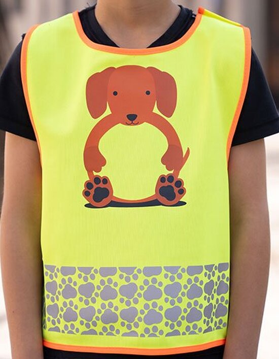 KX119K Korntex Children's Safety Vest Funtastic Wildlife CO² Neutral